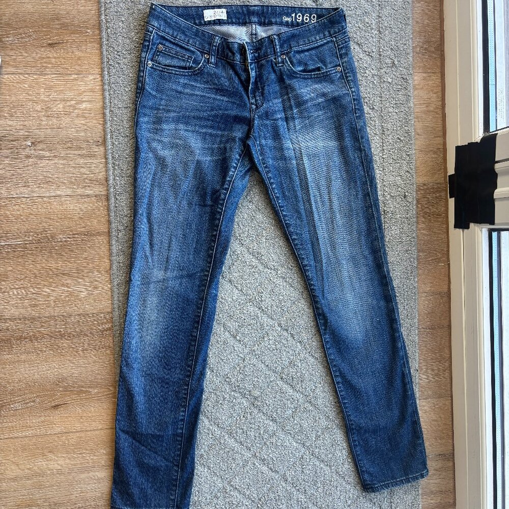 Gap 1969 - Always Skinny Jeans - Sz 27 / 4r
